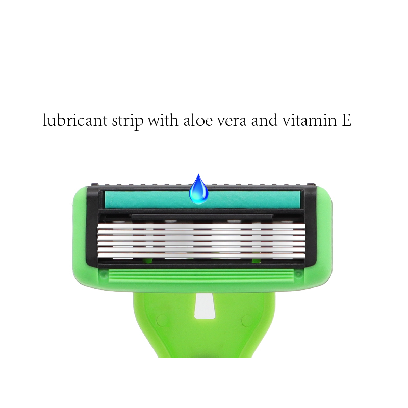 6 + 1 Trimmer Blade razor set hombres avanzado Custom Seven Blade Face Razors mens 7