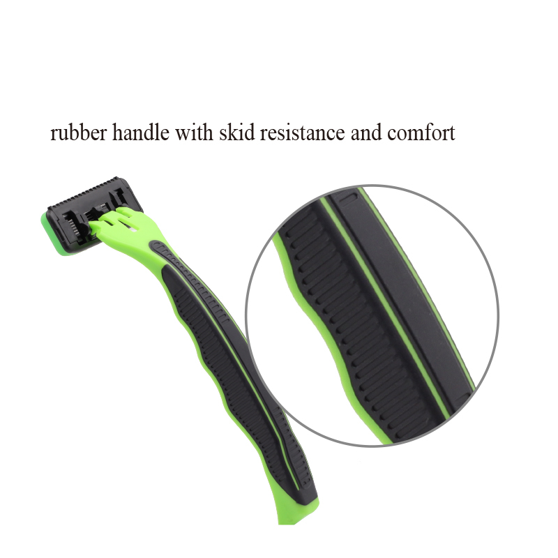 6 + 1 Trimmer Blade razor set hombres avanzado Custom Seven Blade Face Razors mens 7