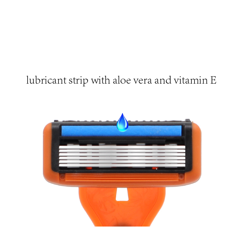 6 + 1 Trimmer Blade razor set hombres avanzado Custom Acero inoxidable Seven Blade Face Razors mens Razor 7