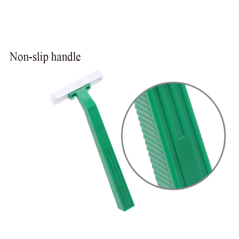 Maquinilla de afeitar desechable de hotel al por mayor, maquinilla de afeitar de fábrica, maquinilla de afeitar desechable de cabeza fija con tres cuchillas