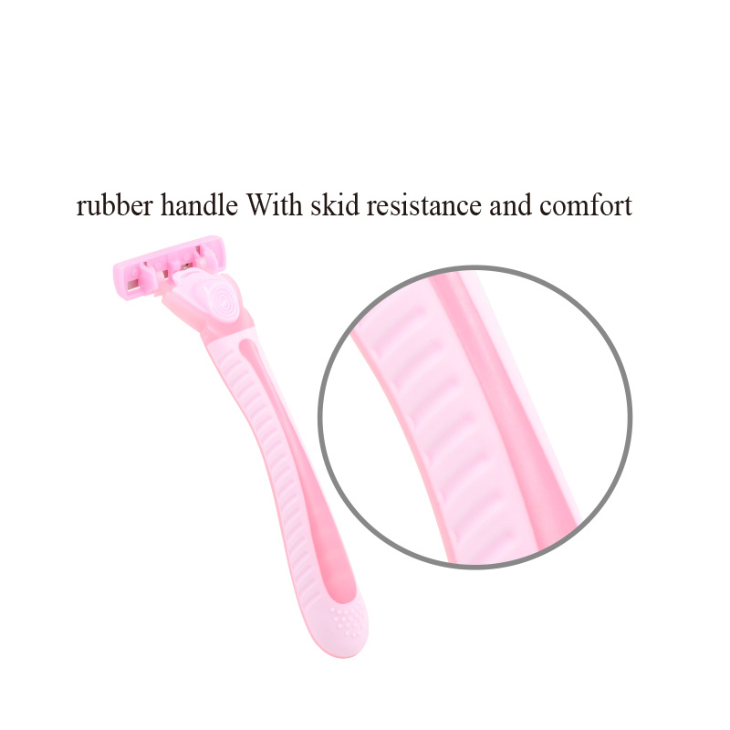 China Maquinilla De Afeitar Los Fabricantes System Women Safety Straight Triple Blade Shaving Razor